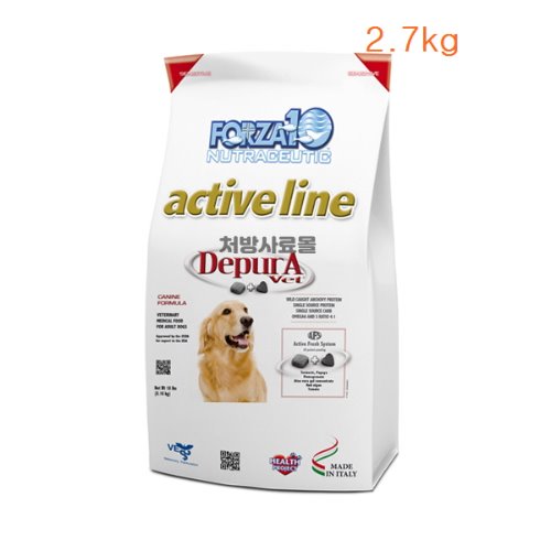 [DOG] 포르자10 데퓨라 FORZA10 DEPURA 2.7kg (처방식-심장질환, 노령견전용)
